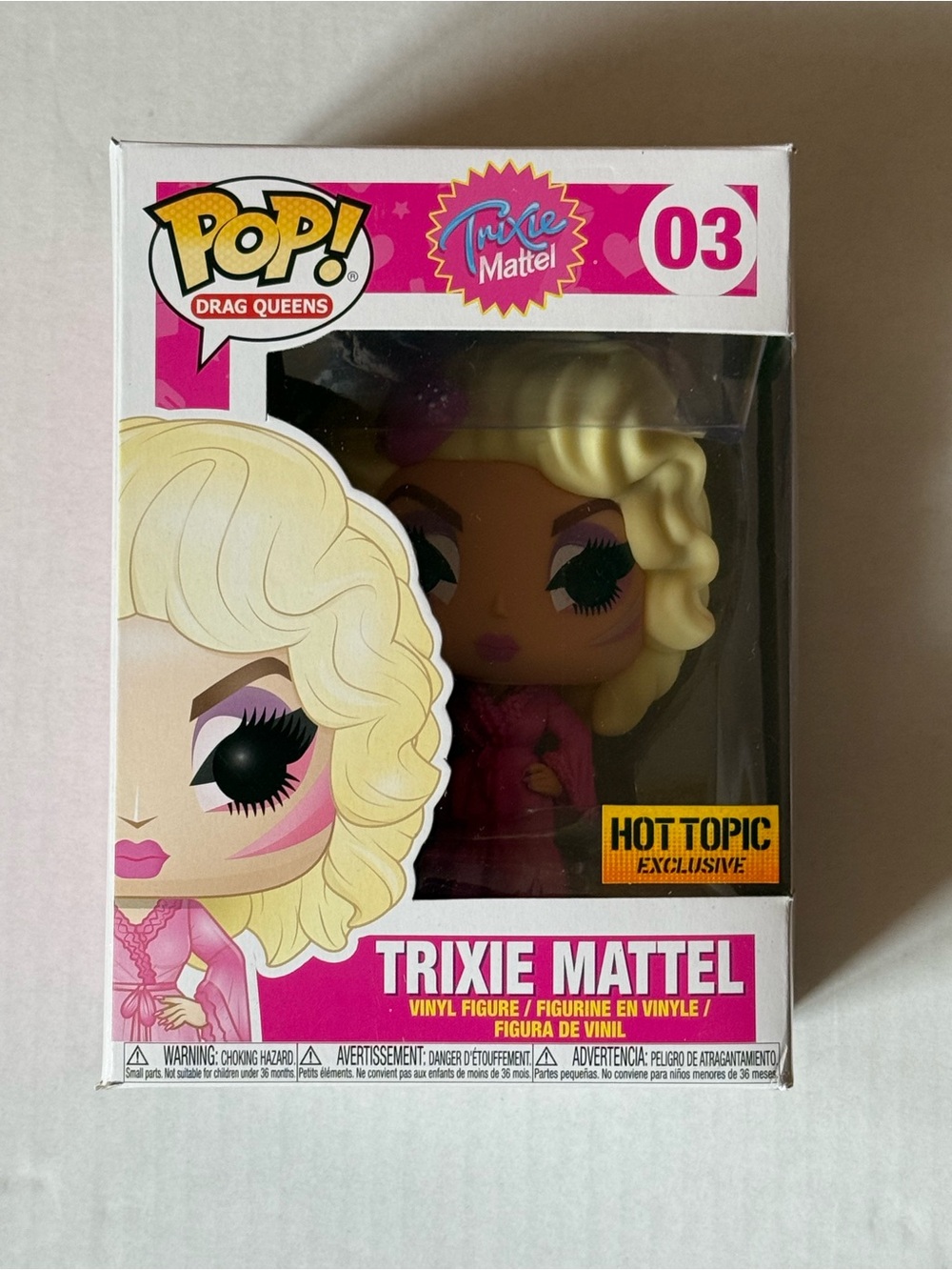 Funko Pop! Drag Queens Trixie Mattel Vinyl Figure - Blonde & Pink
